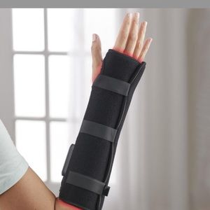 The LED Wrist and Forearm Pain Reliever by NASA for Hammacher Schlemmer